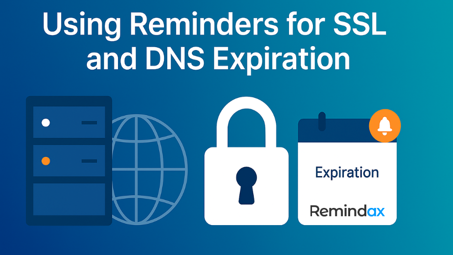 Using Reminders for SSL and DNS Expiration